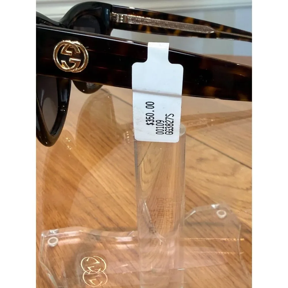 Gucci GG 3827/S Tortoiseshell Square Sunglasses w/ Original Case